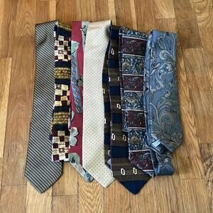 Bundle of 7 Assorted Men’s Vintage Silk Ties